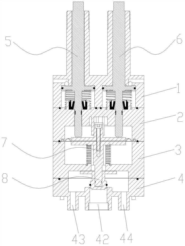 A spring damping delay control device for vacuum toilet related equipment