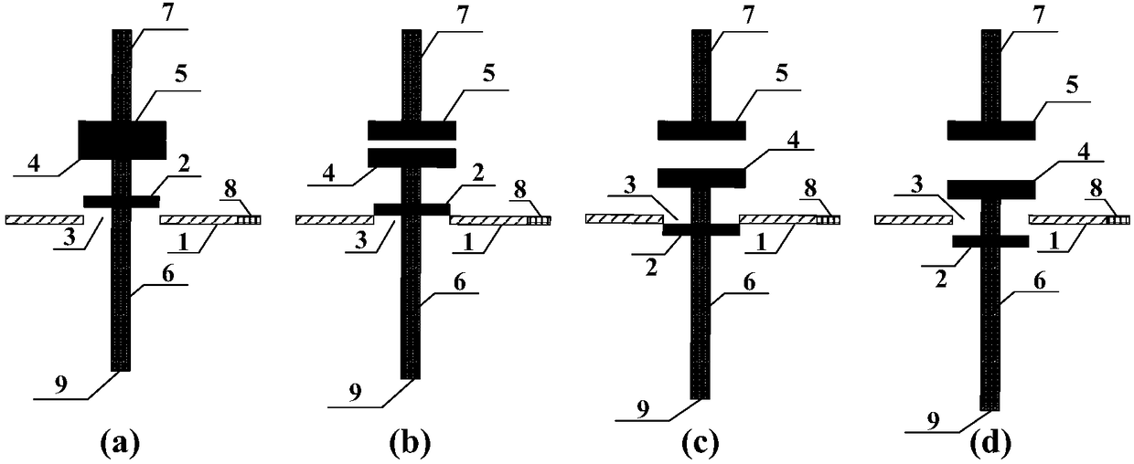 Integrated electrode structure applicable to mechanical type direct current circuit breaker, and driving method of integrated electrode structure