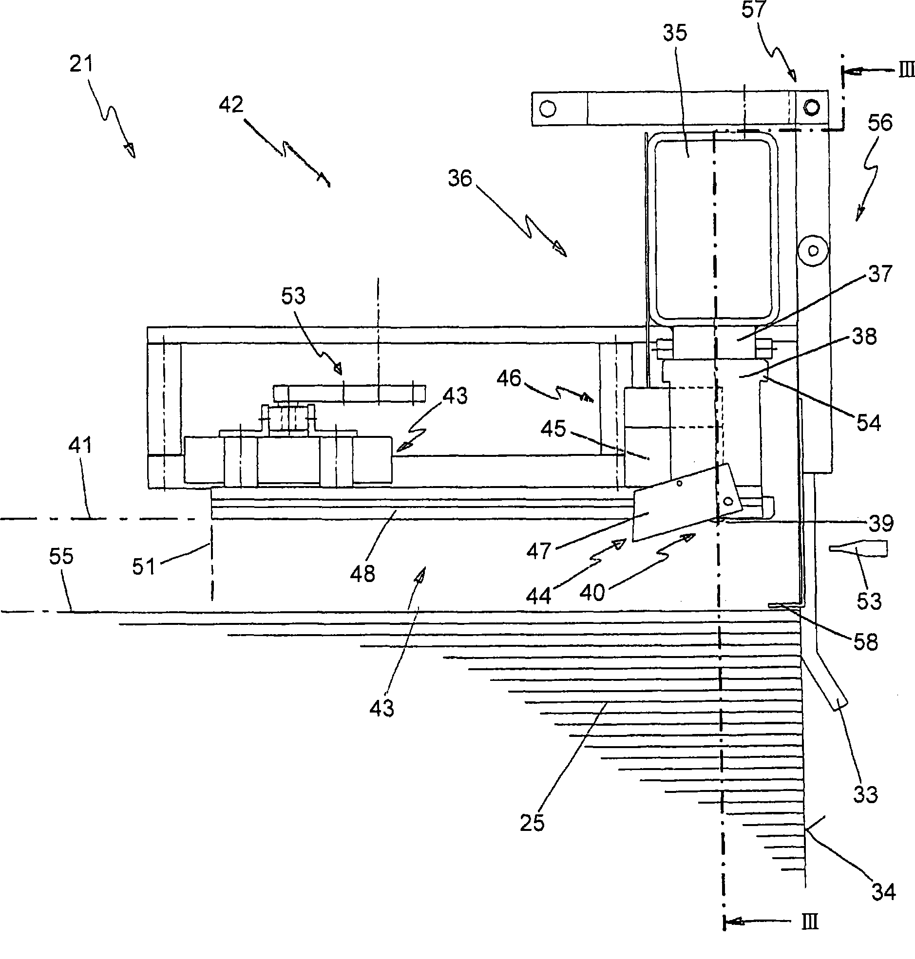 Handling apparatus and method for separating and feeding sheet blanks