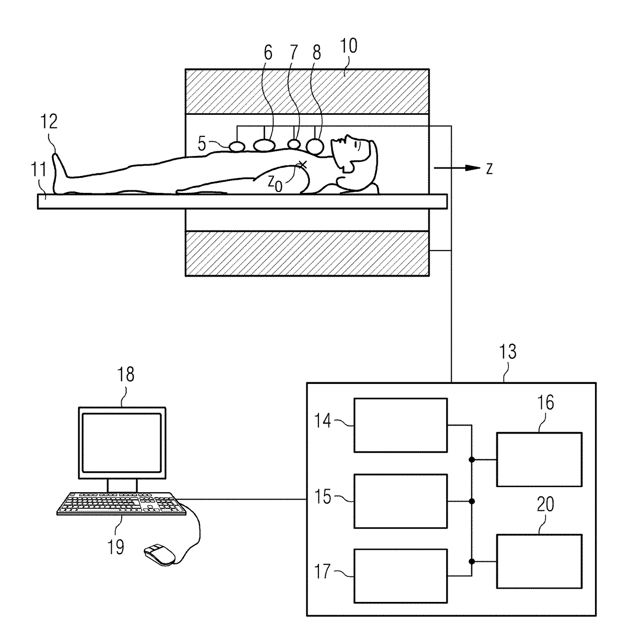 Method and magnetic resonance apparatus for quiet echo-planar imaging