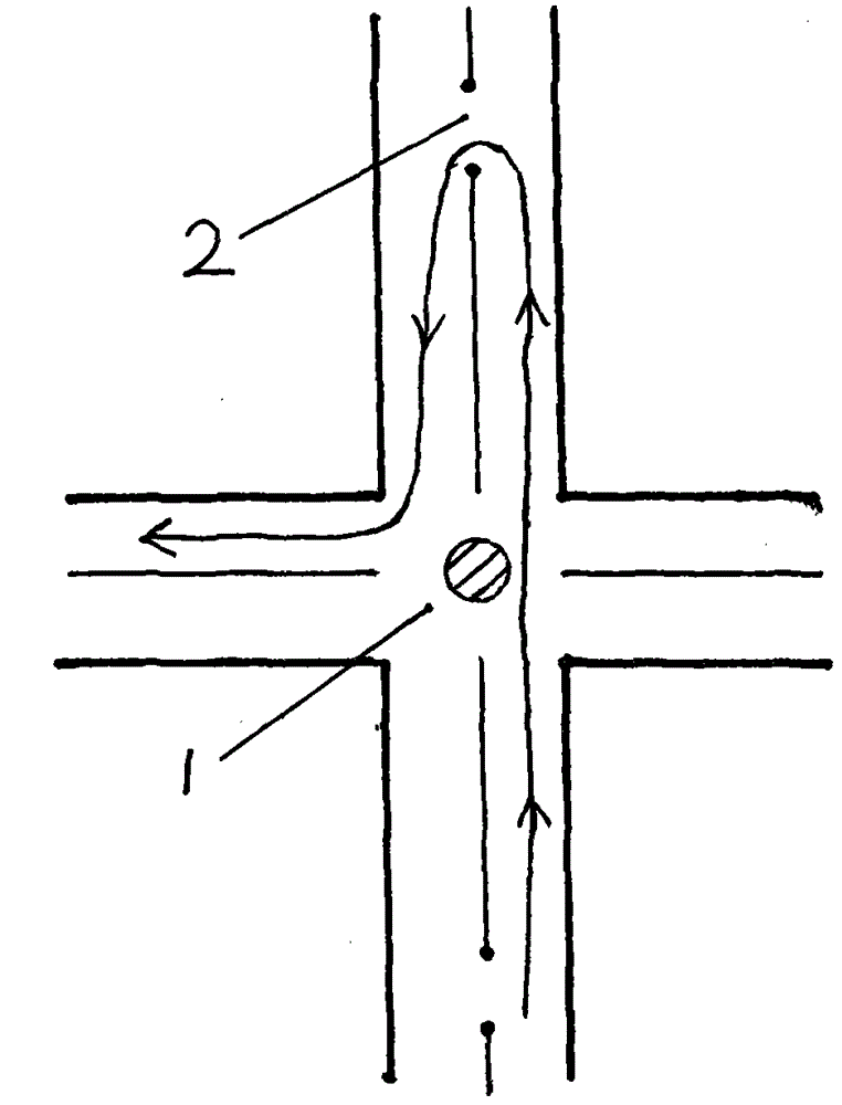 Level crossing traffic diversion method and system