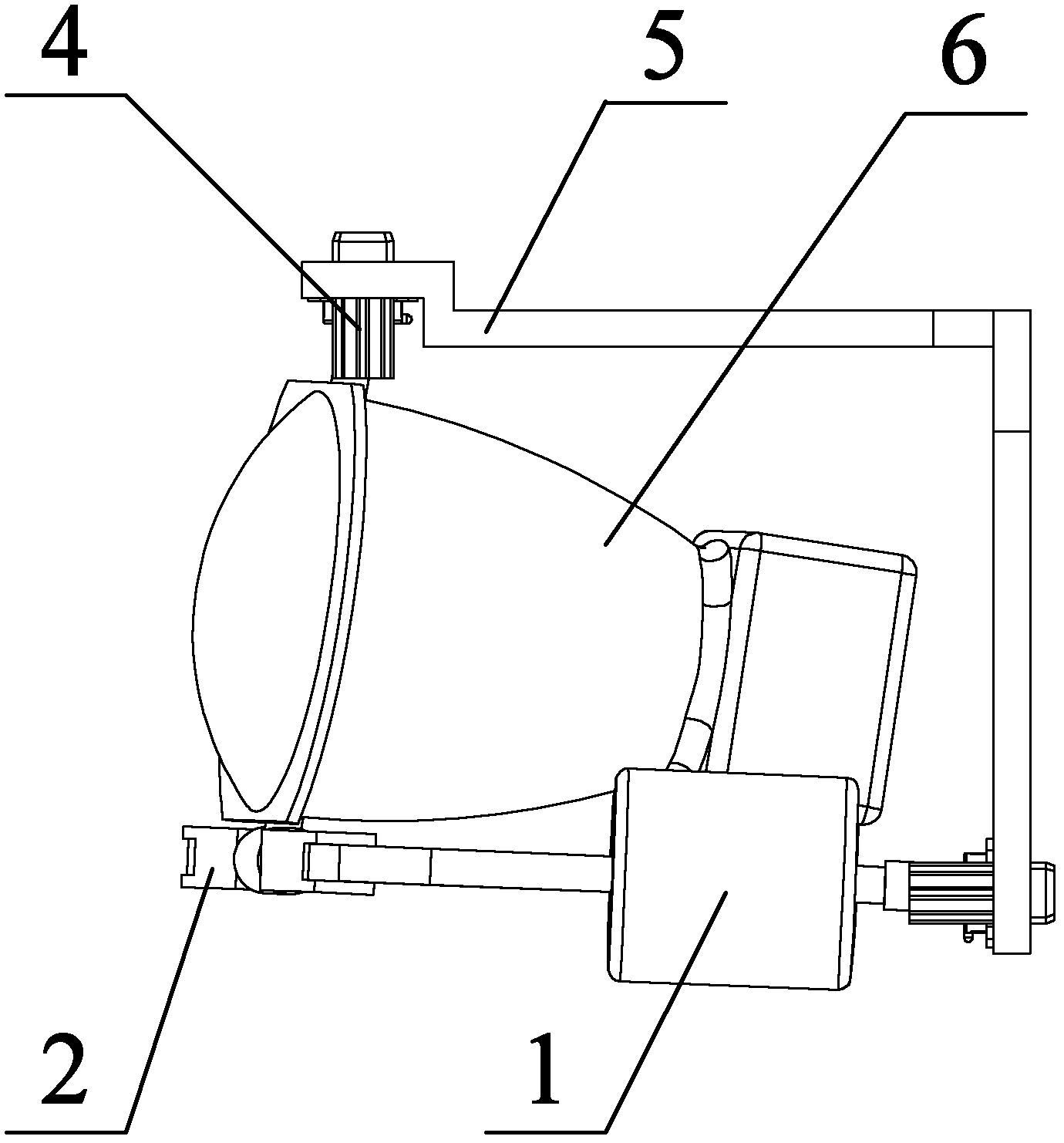 Self-adaptive automobile lamp steering system and automobile