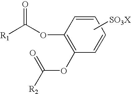 Composition containing an esterified substituted benzene sulfonate