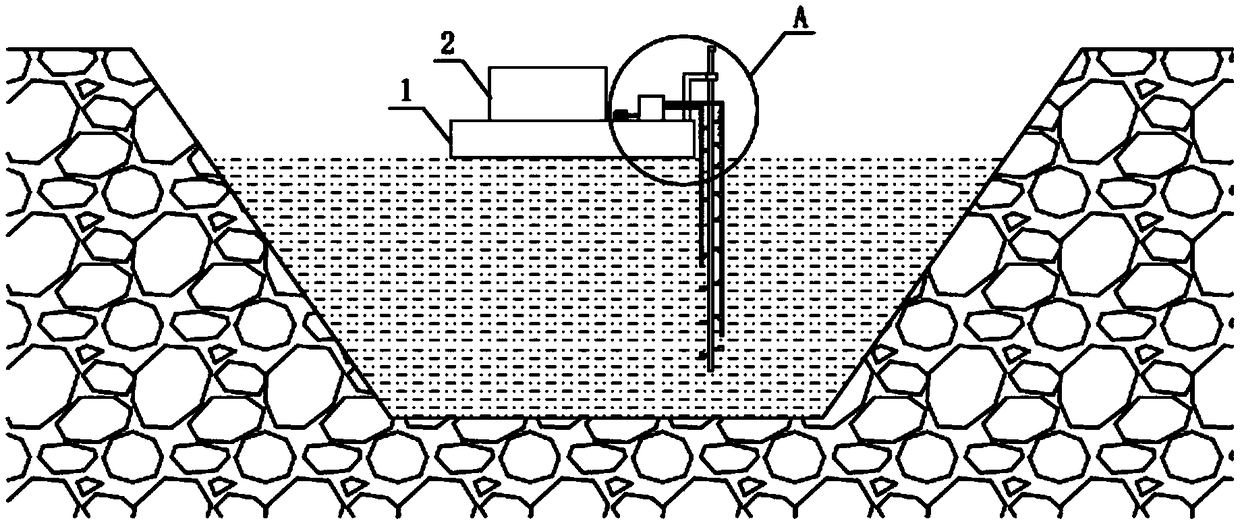 Method for monitoring pollution level of sediment-laden river