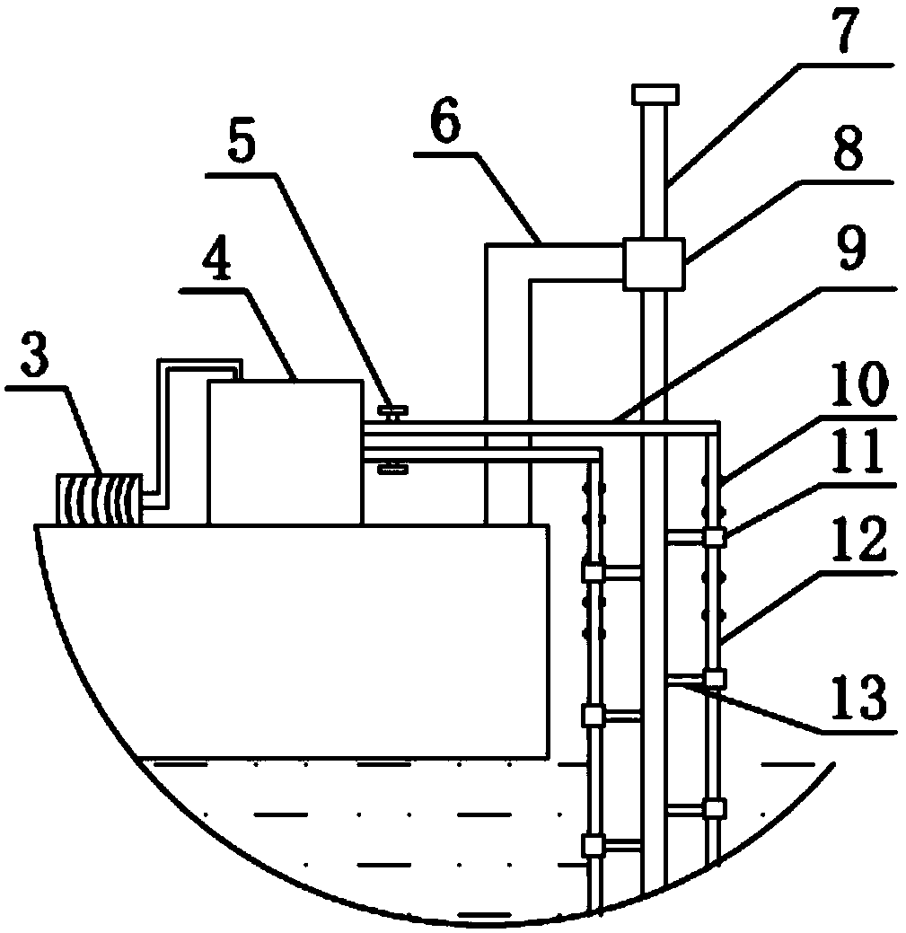 Method for monitoring pollution level of sediment-laden river