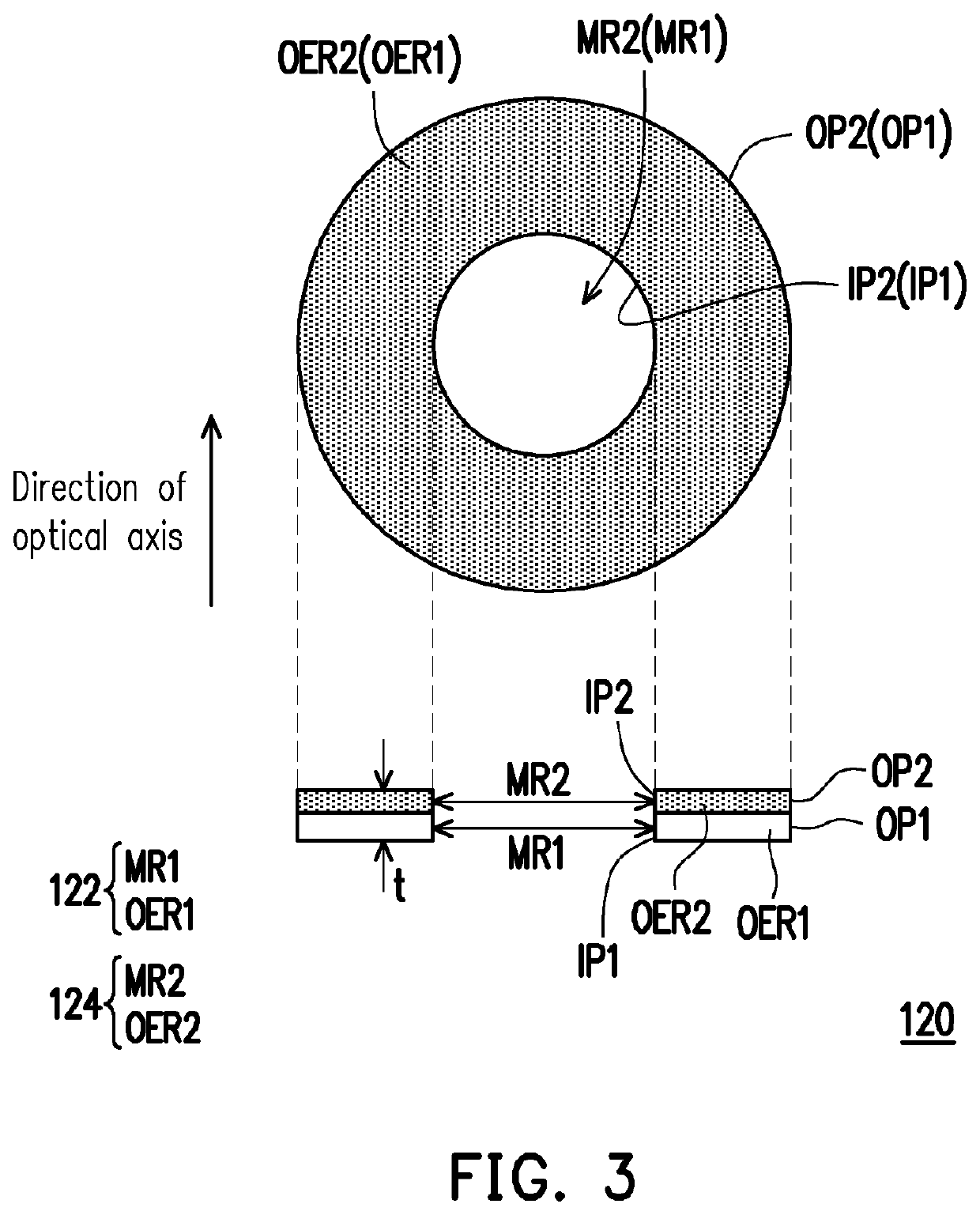 Imaging lens and manufacturing method of light-shielding element