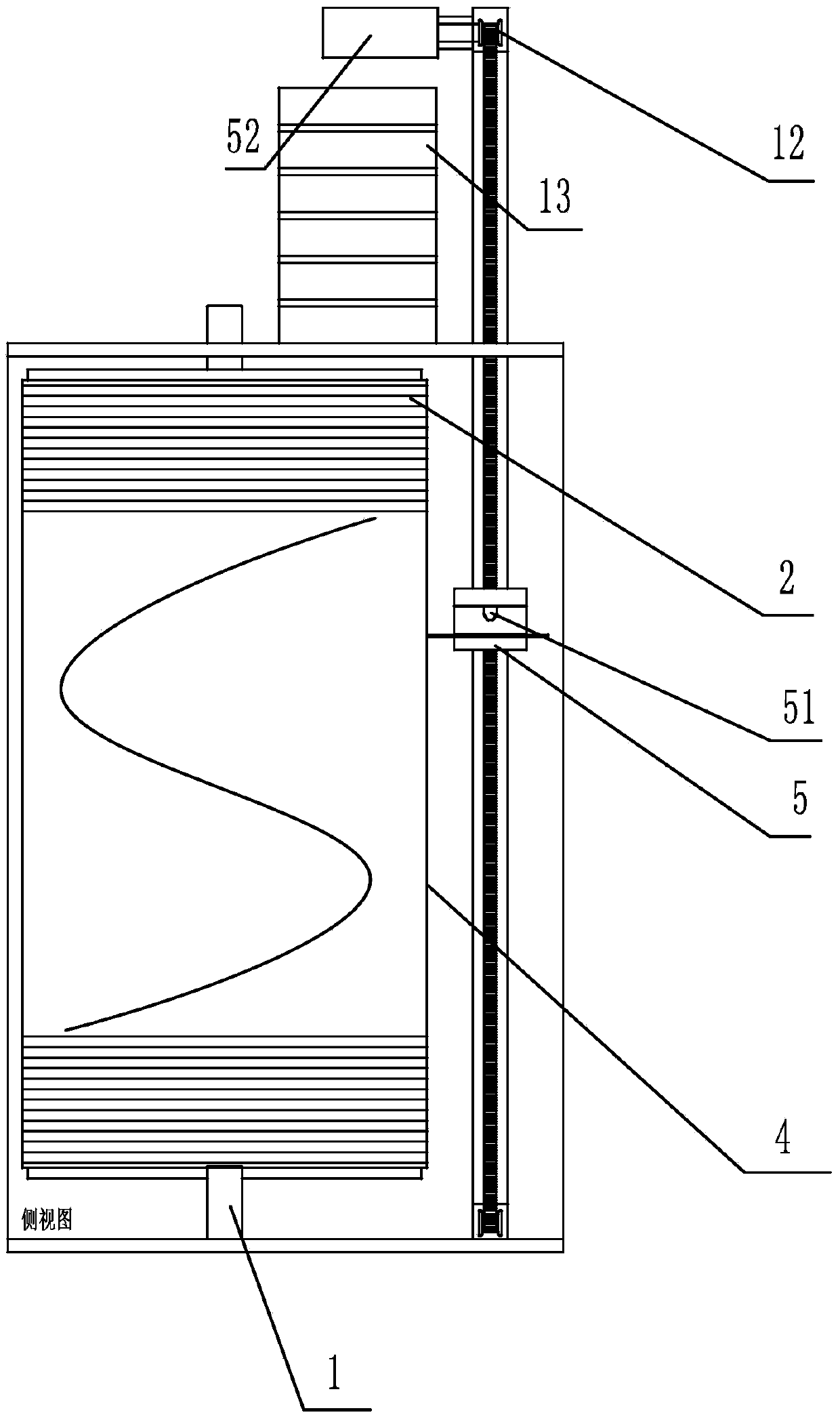 Opening-closing device of rotating cage type compact disk juke-box disk support