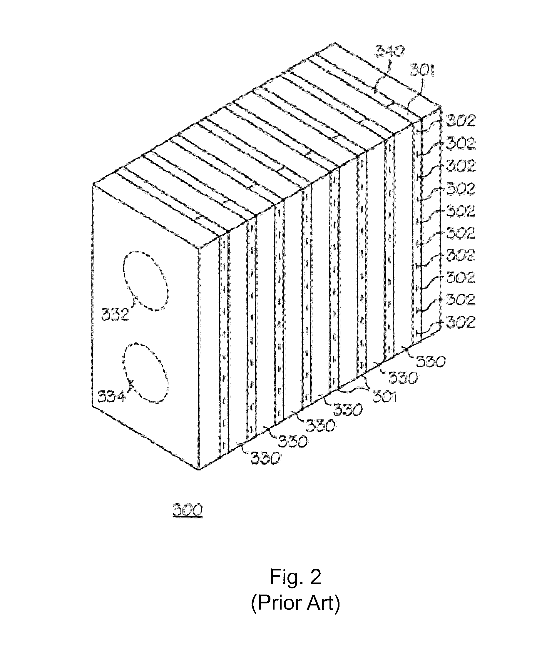High-brightness spatial-multiplexed multi-emitter pump with tilted collimated beam