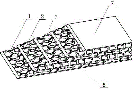 Multi-layer honeycomb plate