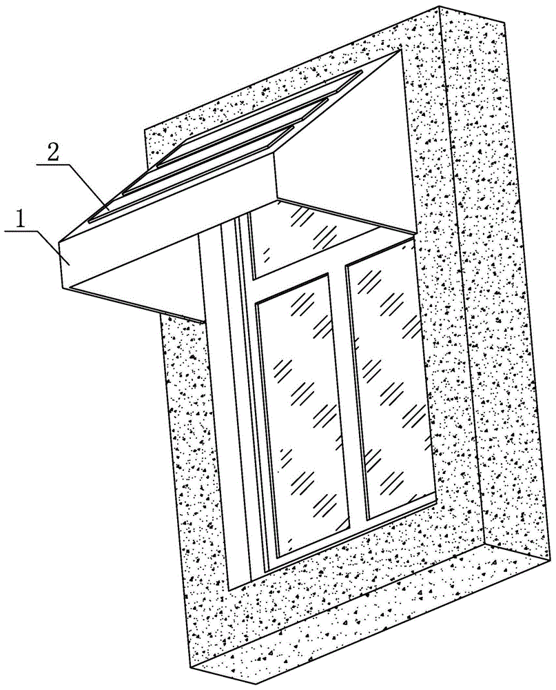 Photovoltaic sunshade system and preparation method thereof