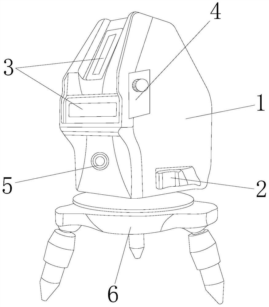 An infrared level meter with adjustable light for building tilt monitoring and warning