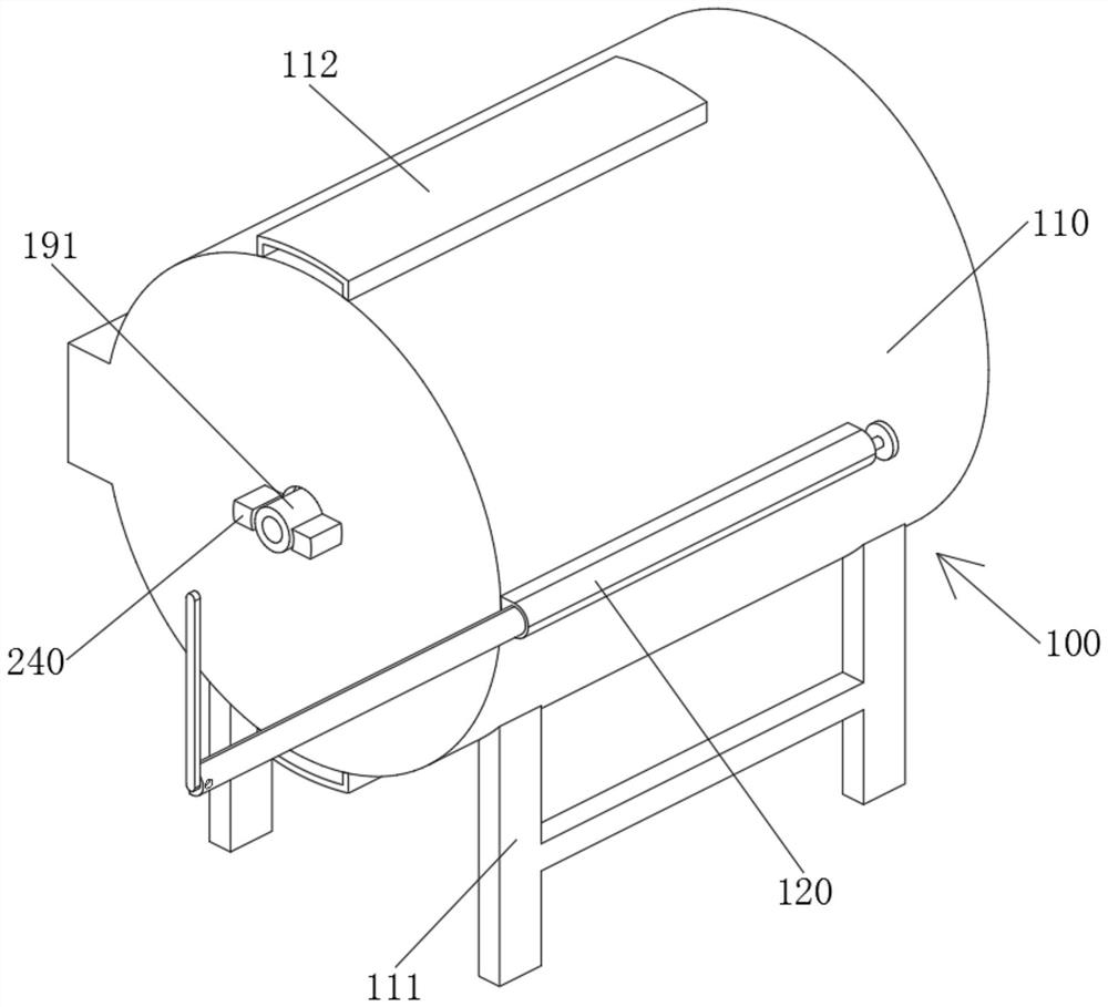 Discharging device for steel bar automatic forming equipment