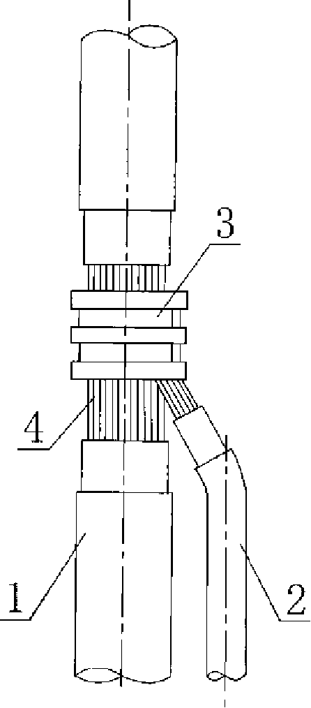 Prefabricated branch cable and manufacturing method thereof