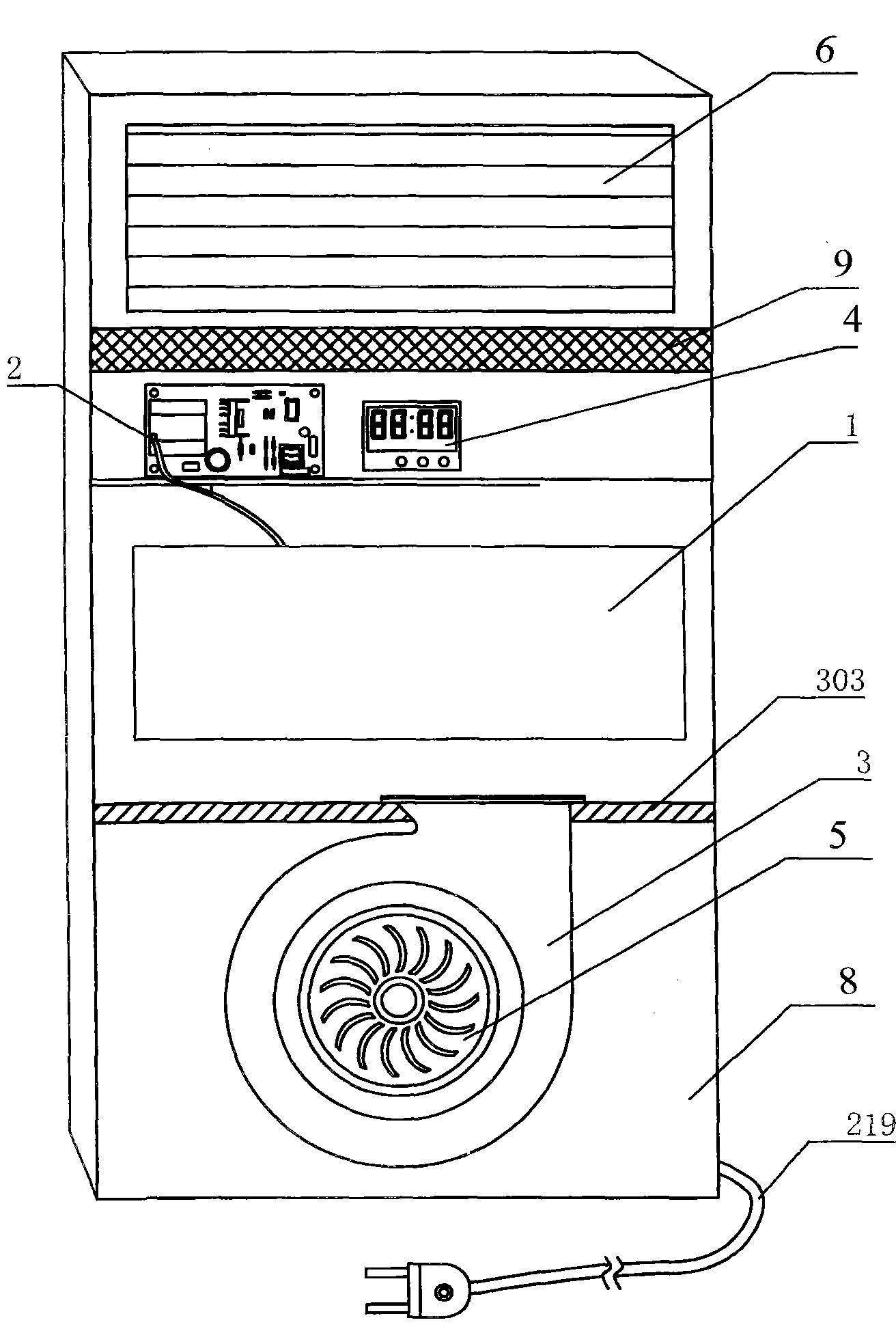 Purifier with metal band-plate structure reactor