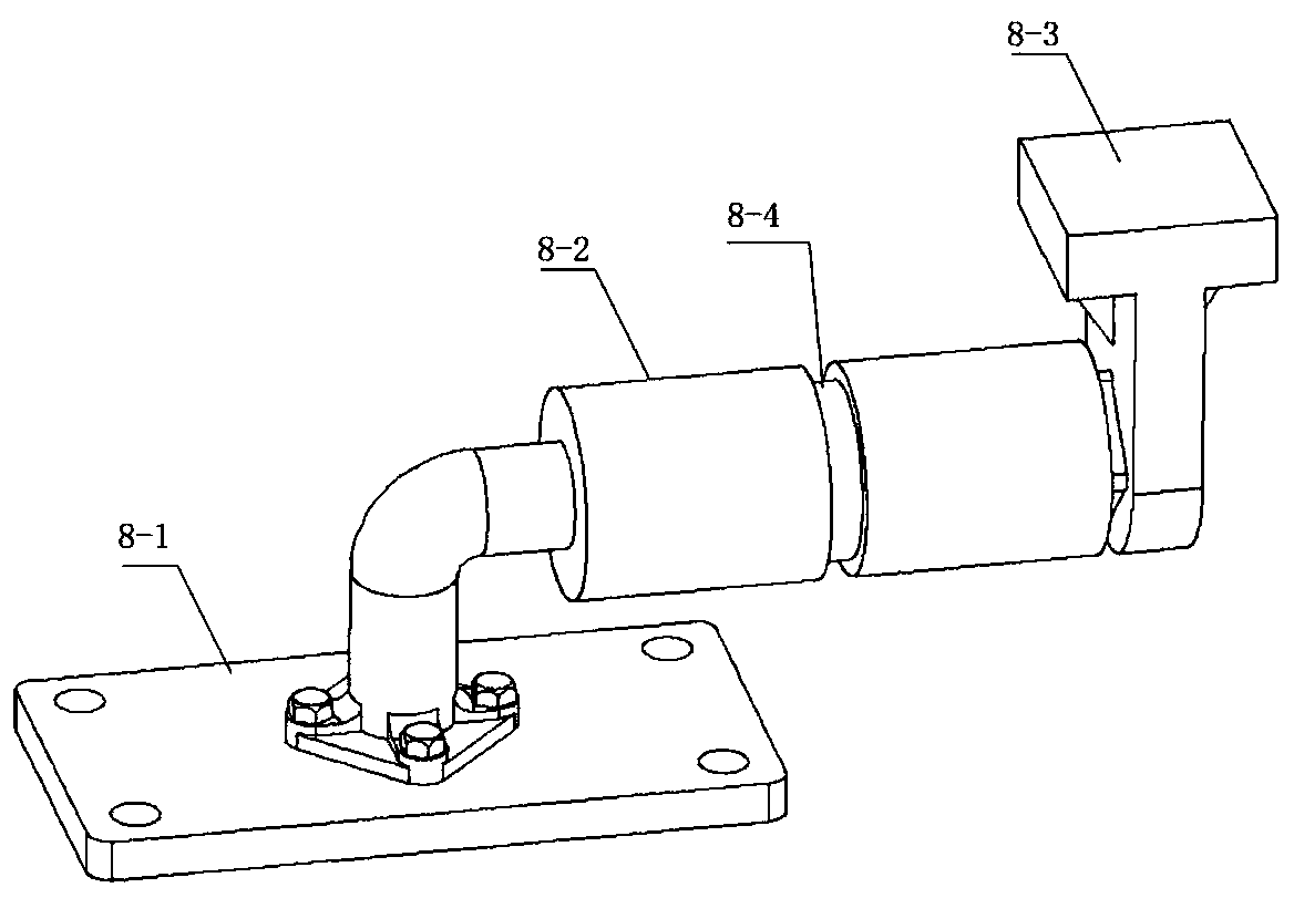 Dynamic load shear test device and method for emergency disconnection self-sealing structure