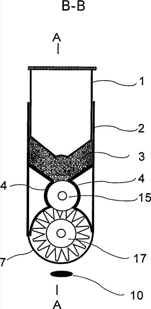 Dual-shaft hair dyeing device
