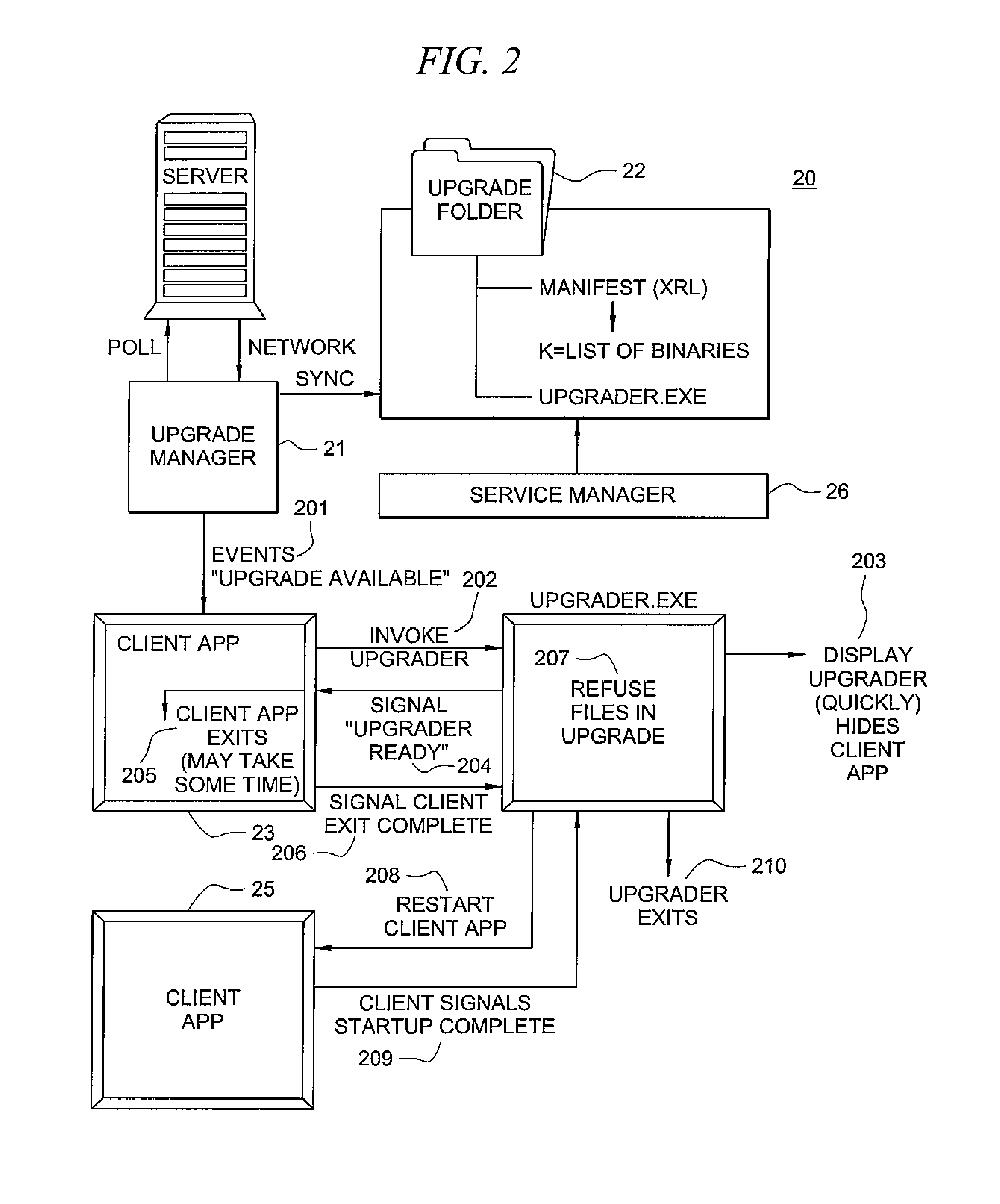Systems and methods for coordinating the updating of applications on a computing device