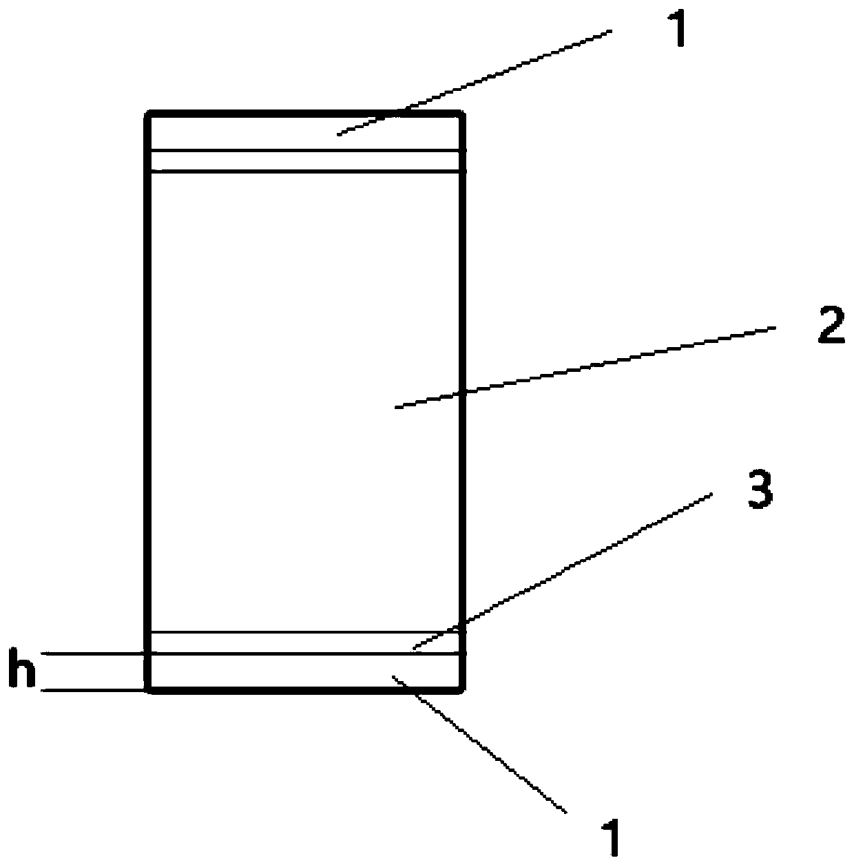 Piezoelectric element lead bonding method and piezoelectric element having pins