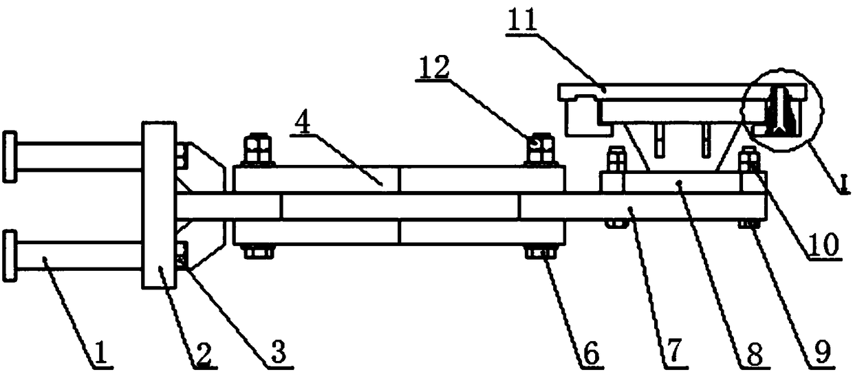 A C-shaped steel damper support for bridges