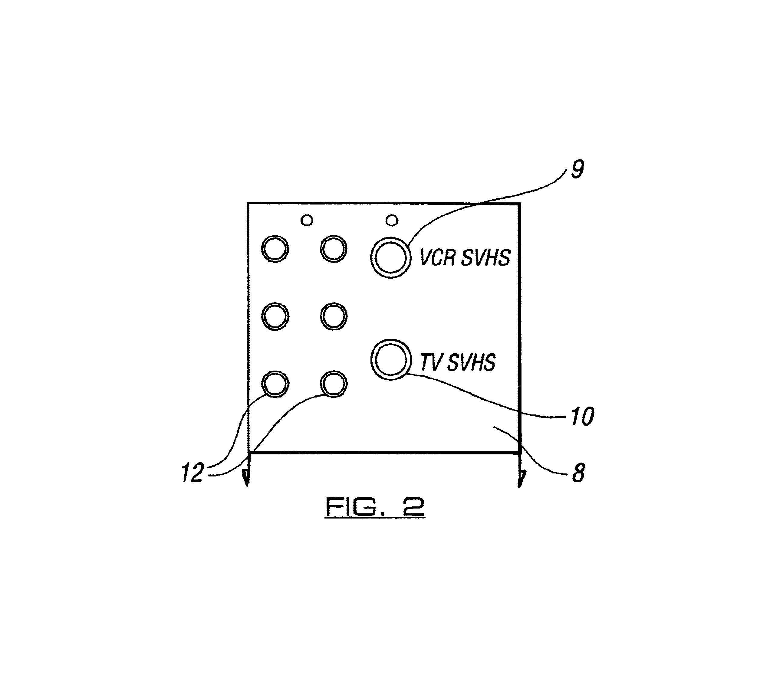 Adaptor to allow apparatus with non-scart connectors to connectors to connect to apparatus with scart connectors