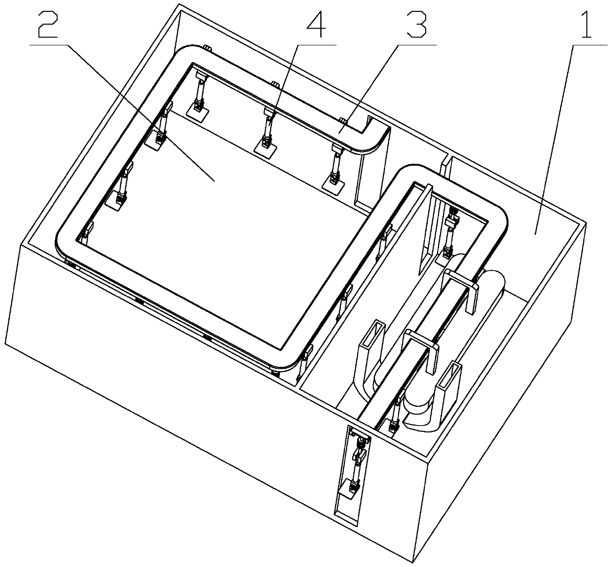 Water transfer printing workpiece drying device