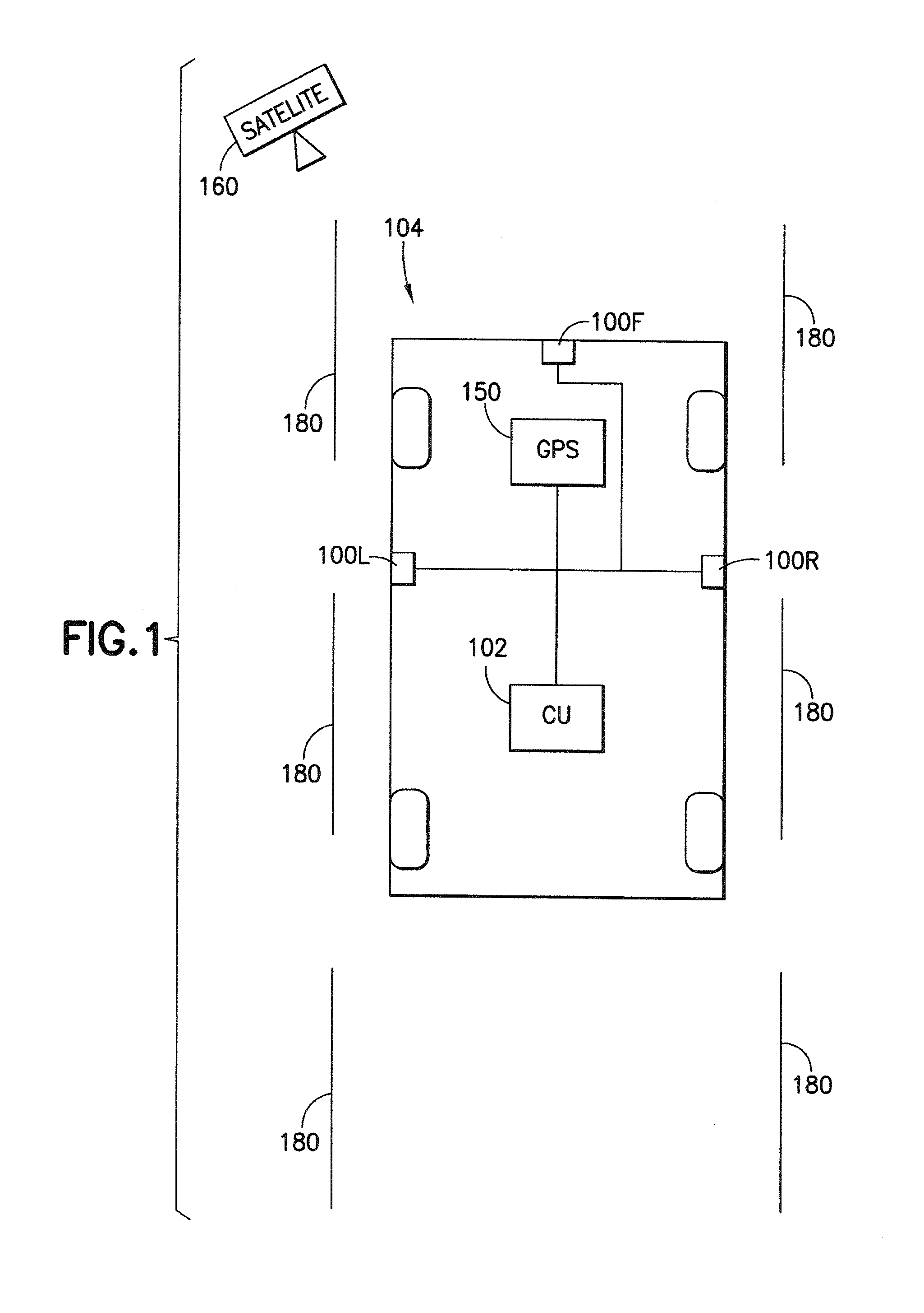 System and method of integrating lane position monitoring with locational information systems