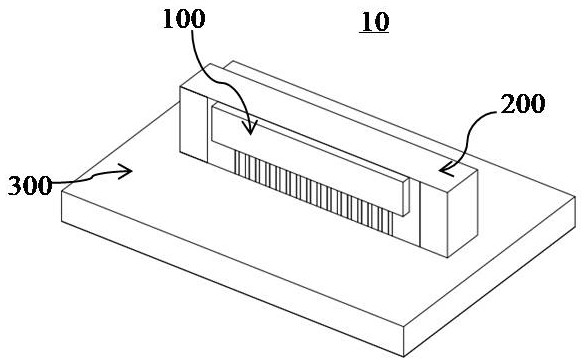 Laser emission module and laser radar with same