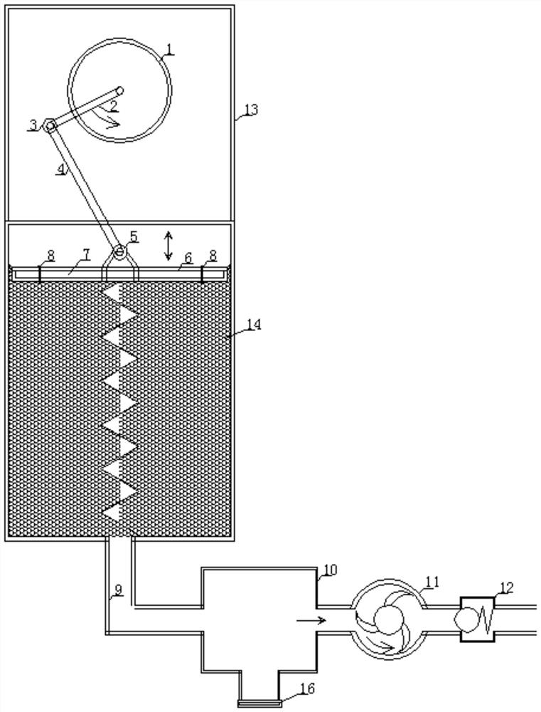 Coal-water separation device and method for underground downhill driving working face