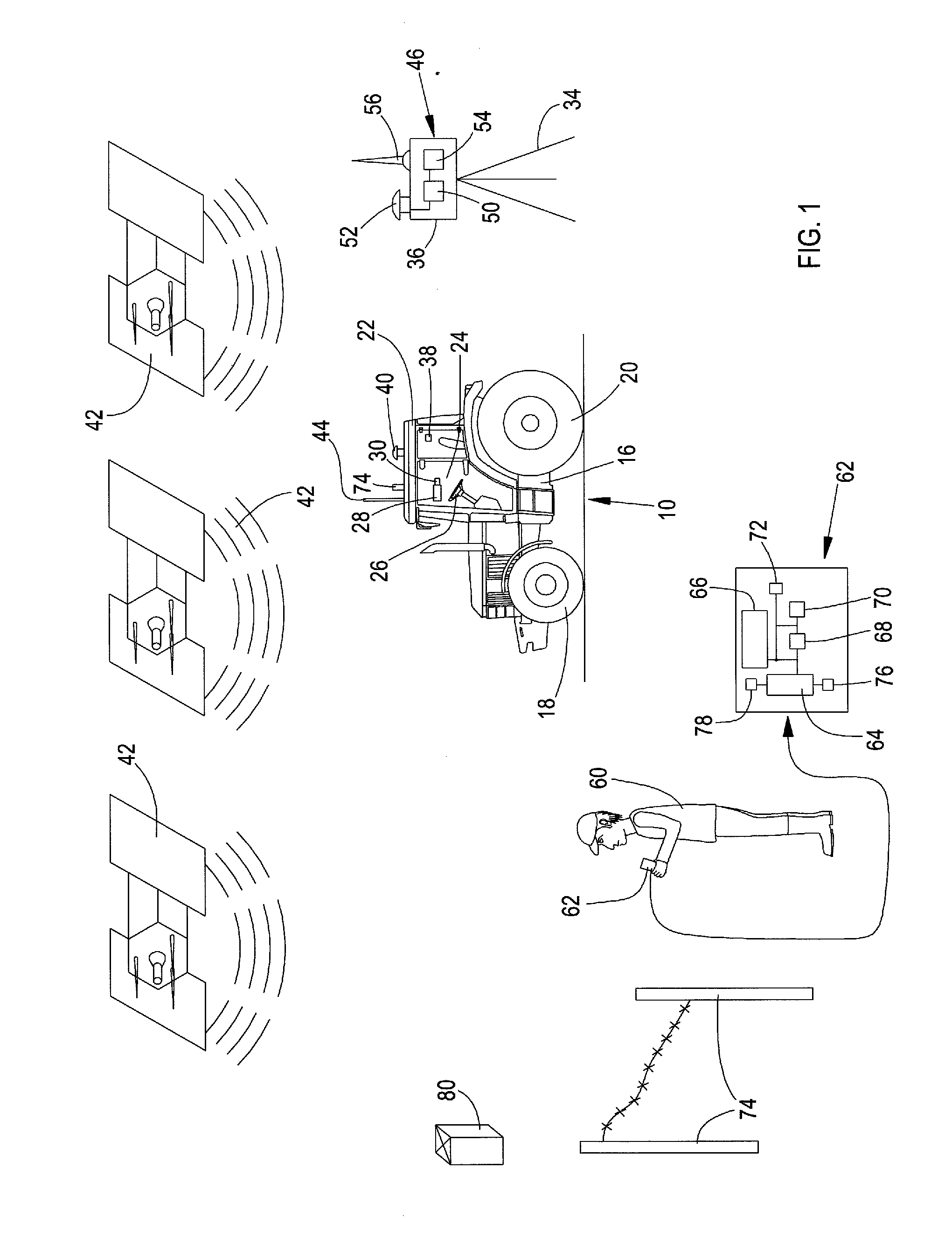 Arrangement and Method for Position Finding Using a Handset