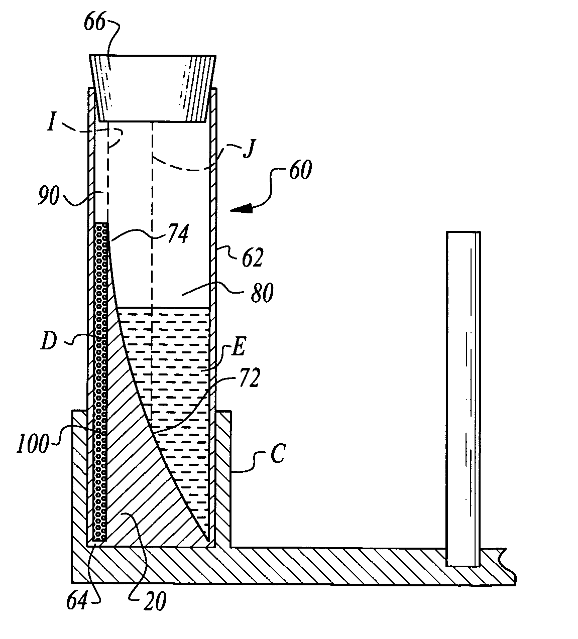 Centrifuge and separation vessel therefore