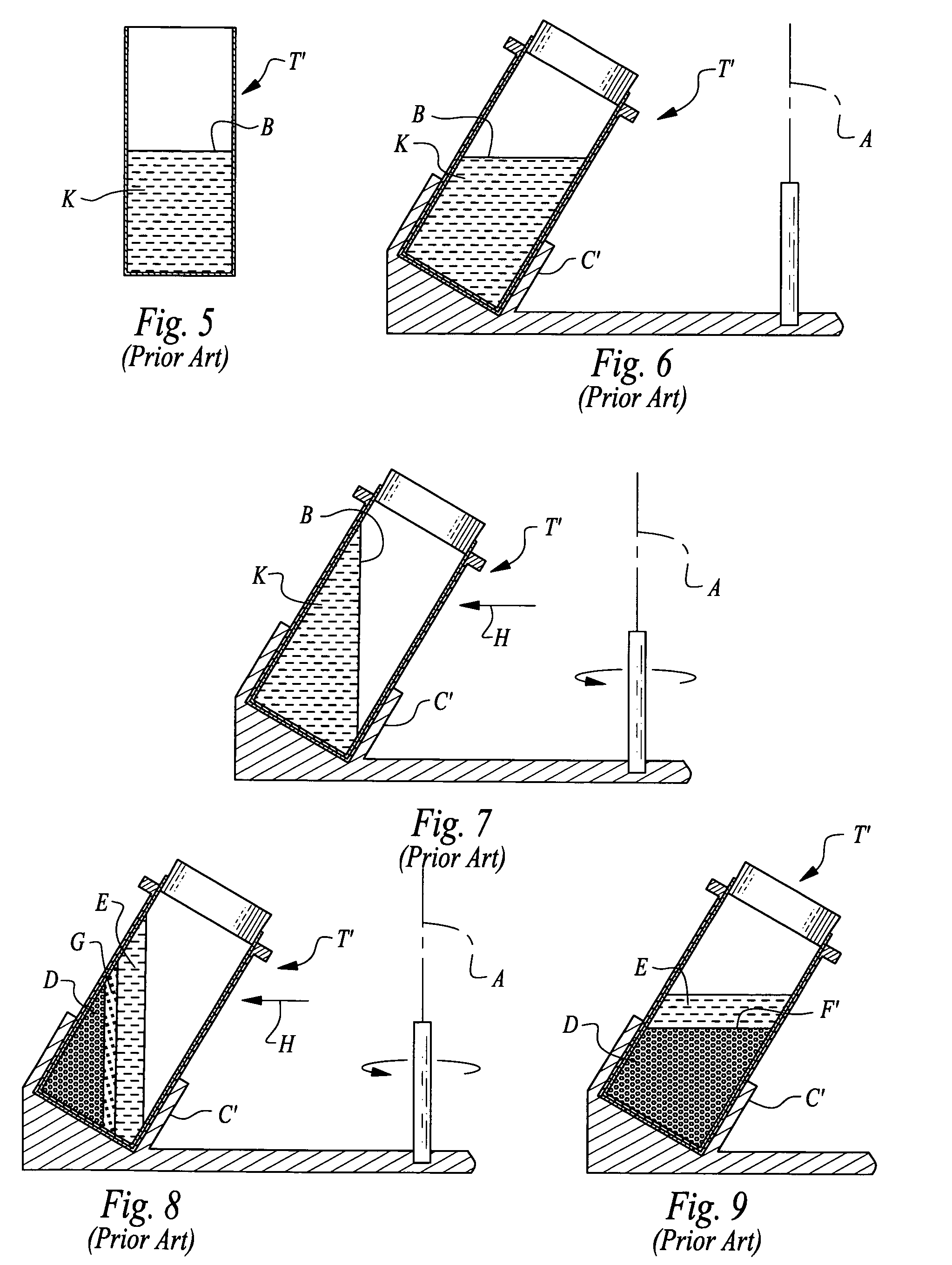 Centrifuge and separation vessel therefore