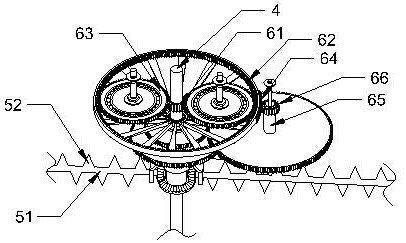 Shell-breaking full-mixing type anaerobic reactor