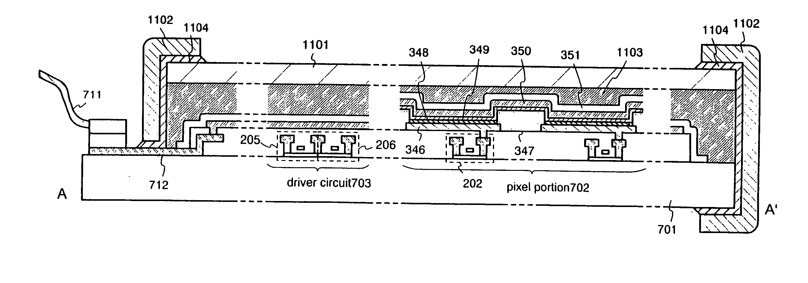 EL display device and a method of manufacturing the same