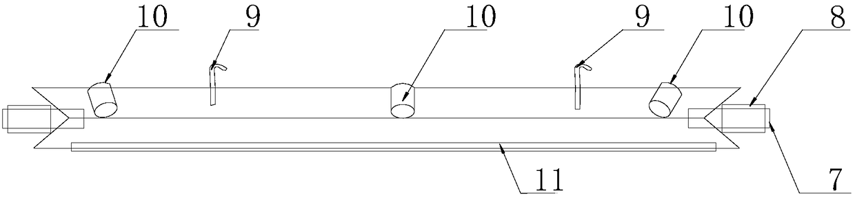 Belt cleaning device, belt conveyor