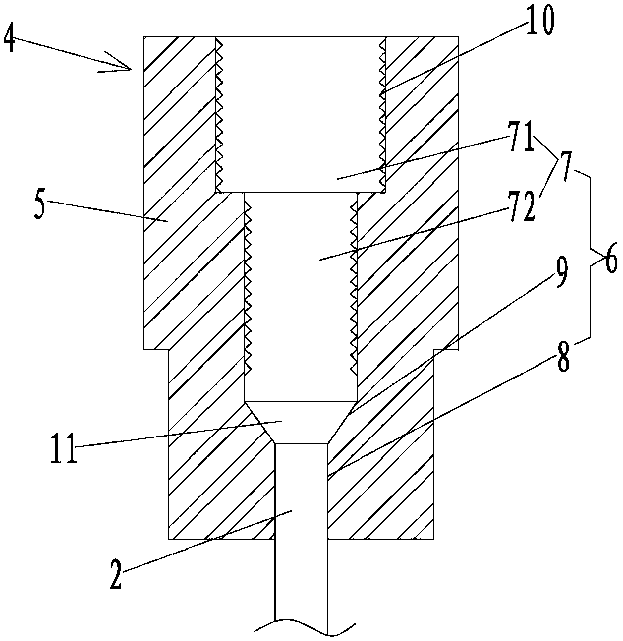 Prefabricated component, connecting structure of prefabricated component and bearing platform and machining method of prefabricated component