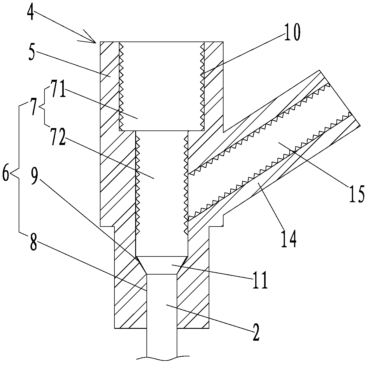 Prefabricated component, connecting structure of prefabricated component and bearing platform and machining method of prefabricated component