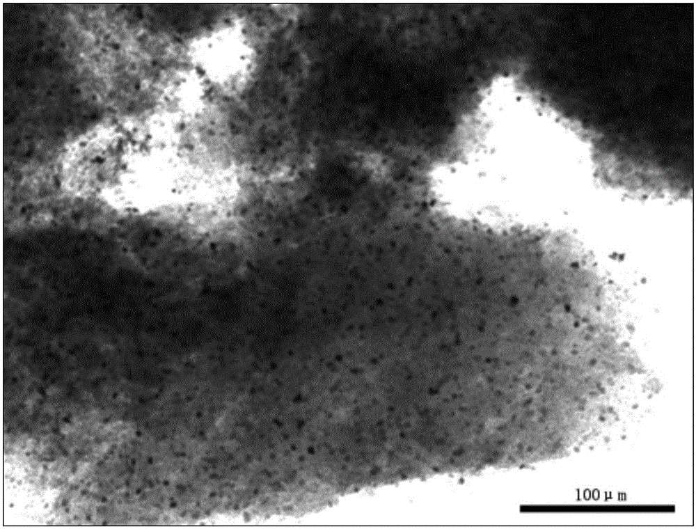 Method for preparing high-dispersion loaded-type noble-metal powder catalyst