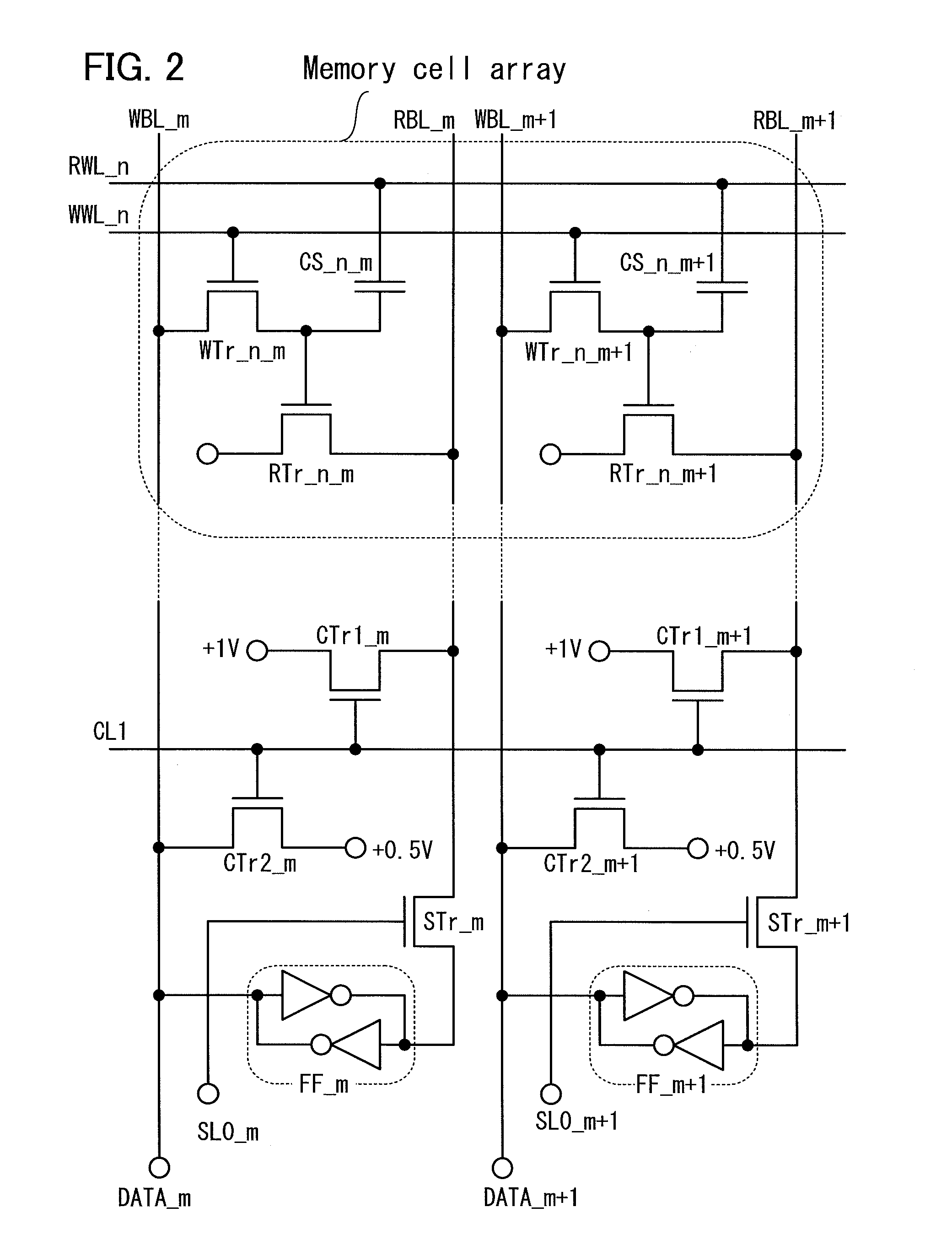 Semiconductor memory device and driving method of semiconductor memory device