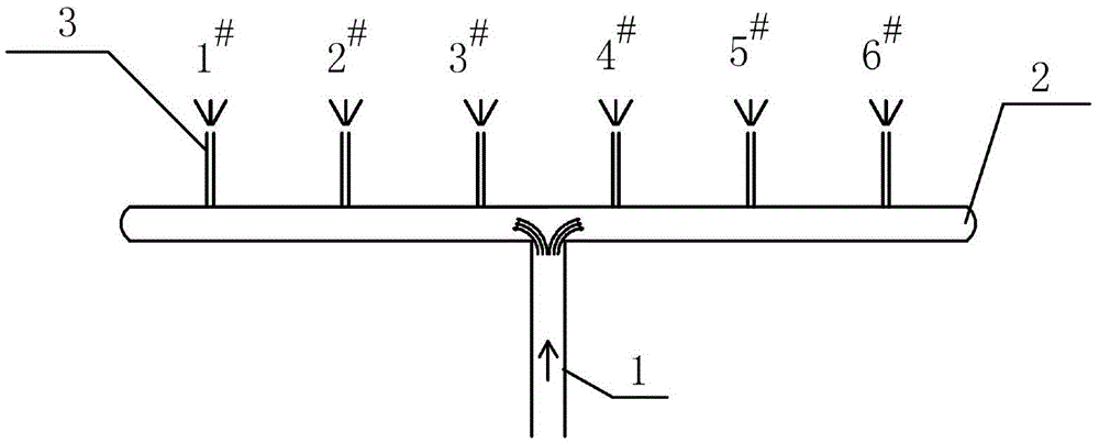 Processing method of automatic water diversion device for continuous casting secondary cooling water spray bar base pipe