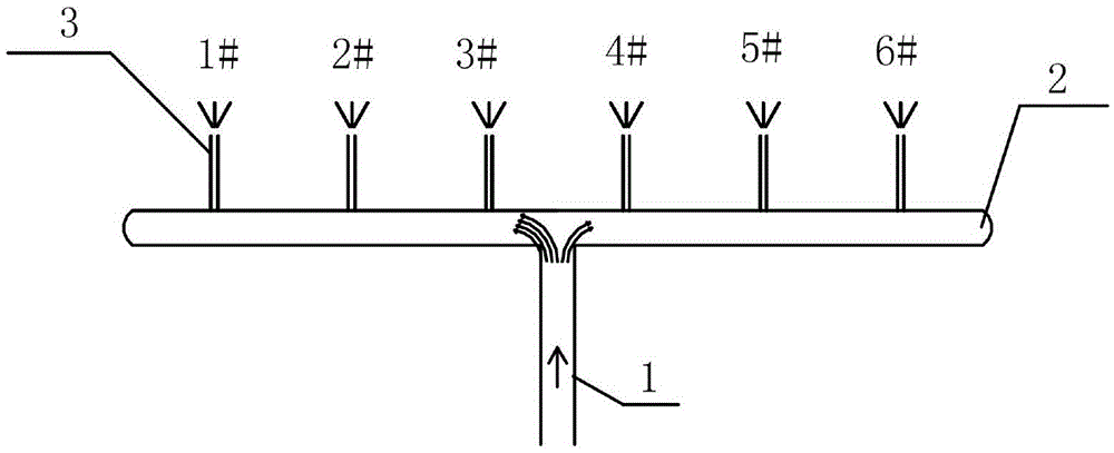 Processing method of automatic water diversion device for continuous casting secondary cooling water spray bar base pipe