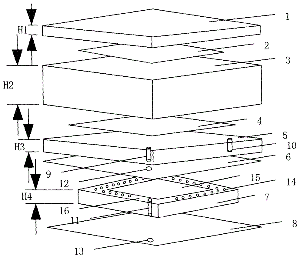 ltcc double-layer microstrip antenna for system-in-package