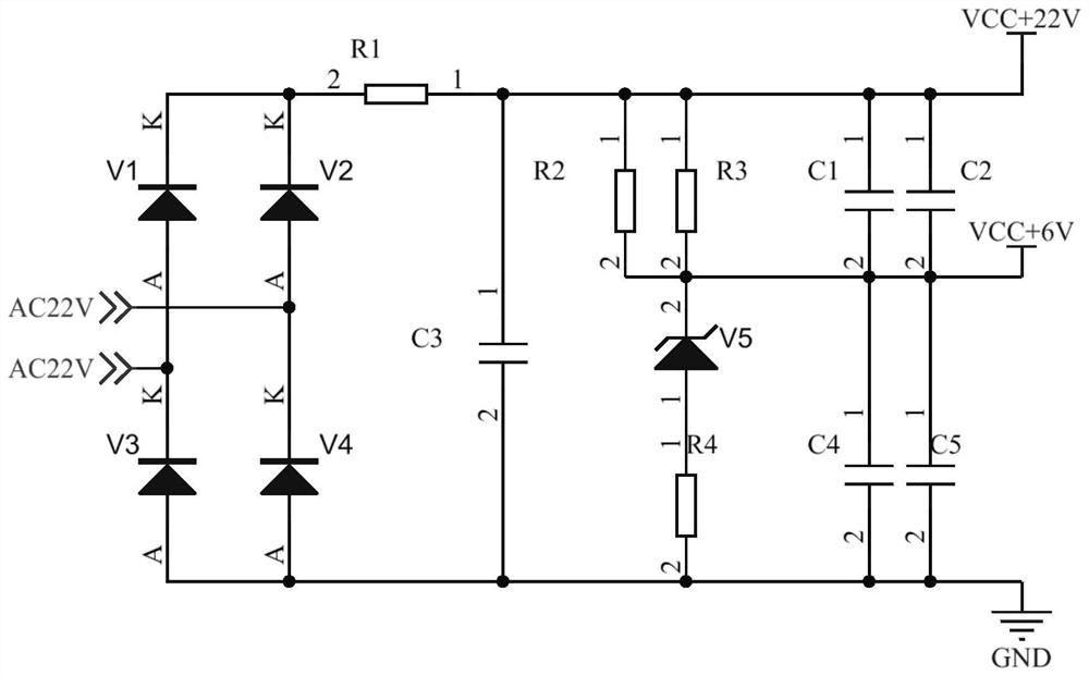 IGBT gate driver based on single power supply circuit