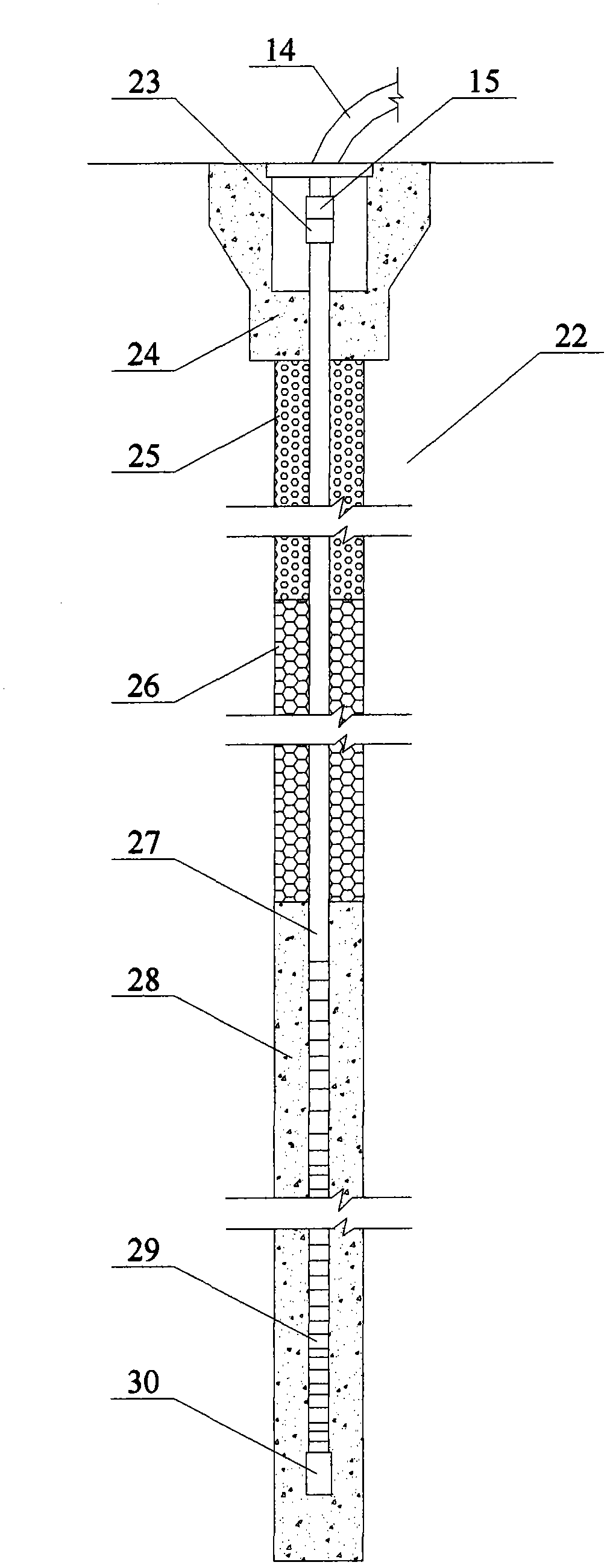 In-situ restoration device and in-situ restoration method of organic polluted soil and underground water