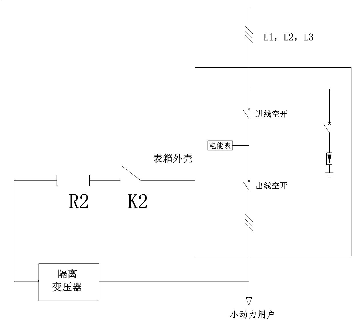 Low-voltage centralized collecting fault and potential safety hazard troubleshooting simulation training device