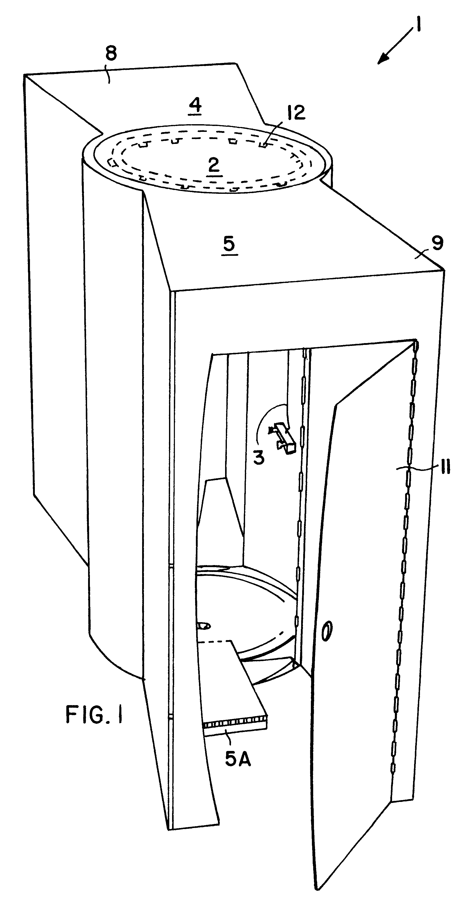 Optimized shower arrangement for high volume use