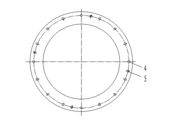 Hollow composite insulator for 500-kV gas current transformer