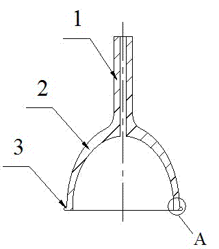 Two-piece ceramic bulb shell and manufacturing method thereof