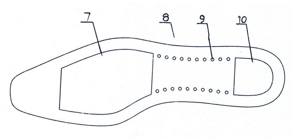 Sole and upper double-acting breathable type ventilating shoe