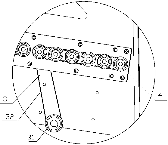 Roller suitable for soft bag settling machine