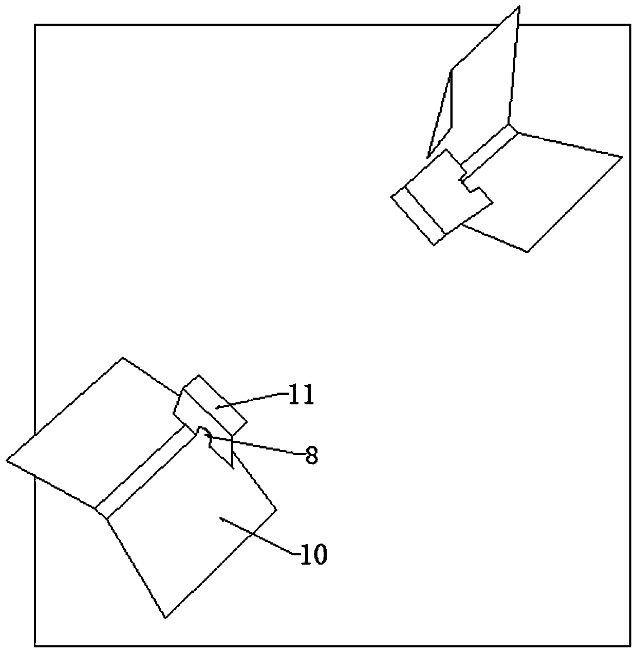 A precise positioning and fixing device for assisting UAV landing